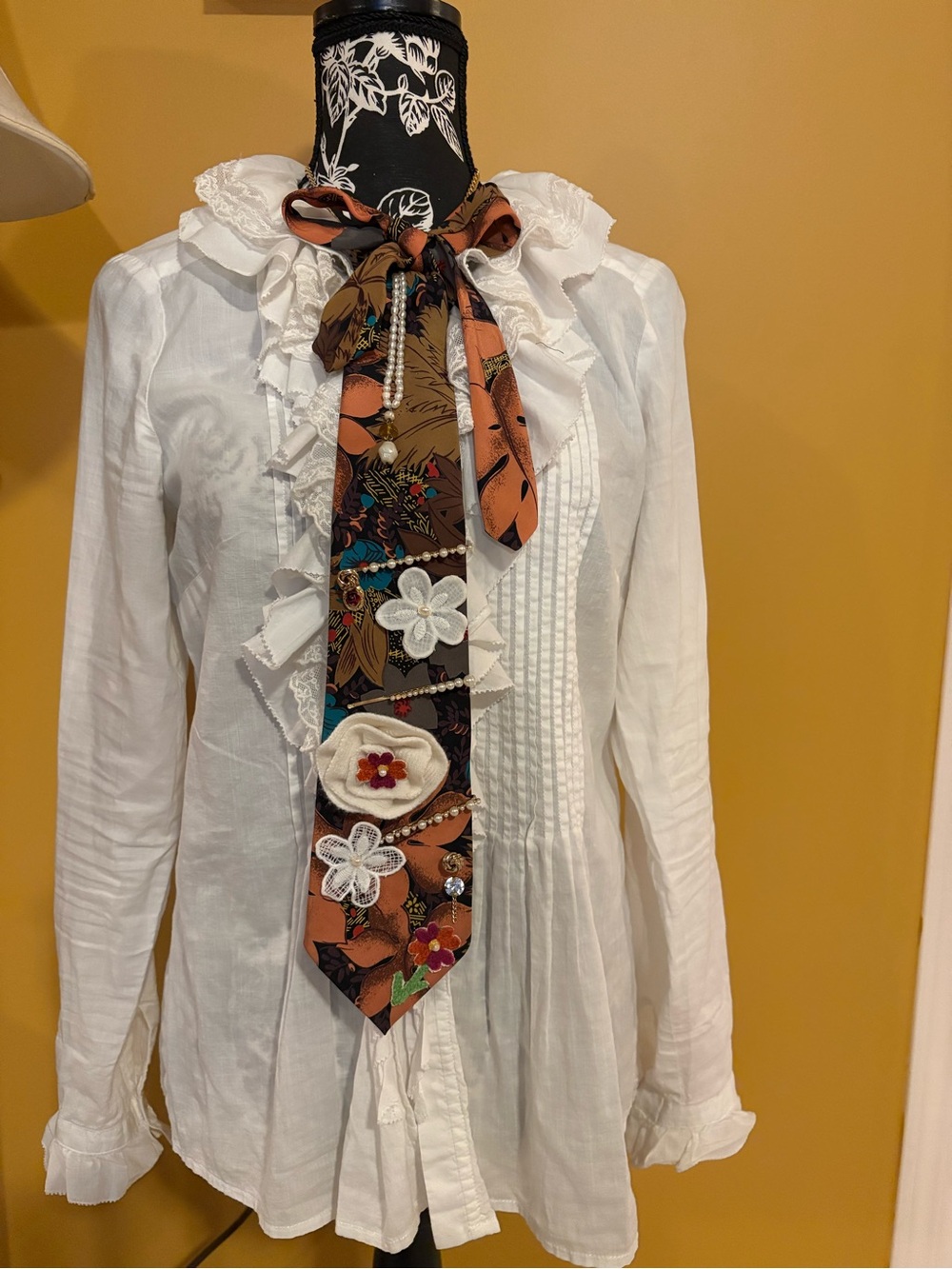 Handmade Embellished Tie